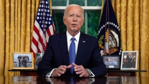 El presidente Joe Biden se dirige a la nación desde la Oficina Oval de la Casa Blanca en Washington, el miércoles 24 de julio de 2024, sobre su decisión de abandonar su candidatura a la reelección presidencial demócrata. (Foto AP/Evan Vucci, piscina) Evan Vucci/AP