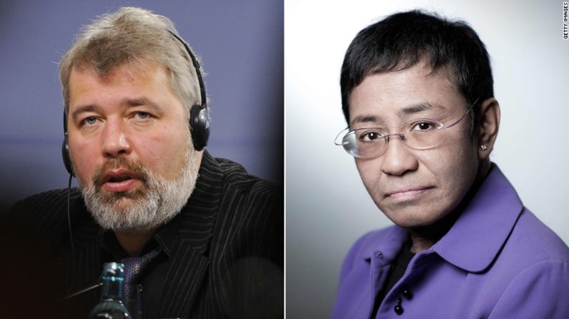 El Premio Nobel de la Paz 2021 fue otorgado a los periodistas Maria Ressa y Dmitry Muratov por sus esfuerzos para salvaguardar la libertad de expresión en Filipinas y Rusia. Ressa es directora ejecutiva de Rappler, un medio de comunicación que critica el régimen del presidente de Filipinas, Rodrigo Duterte, mientras que Muratov dirige el periódico independiente ruso Novaya Gazeta.