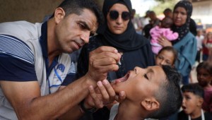 ONU lidera esfuerzos de vacunación contra la polio en Gaza